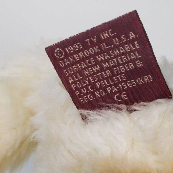 1993 TY Beanie Babies Scruffy The Puppy Dog Retired Vintage Attic Treasures Tags - Picture 8 of 9